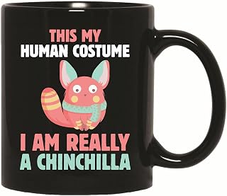 Chinchilla Gift Perfect for Chinchilla Lovers 11oz 15oz Black Coffee Mug