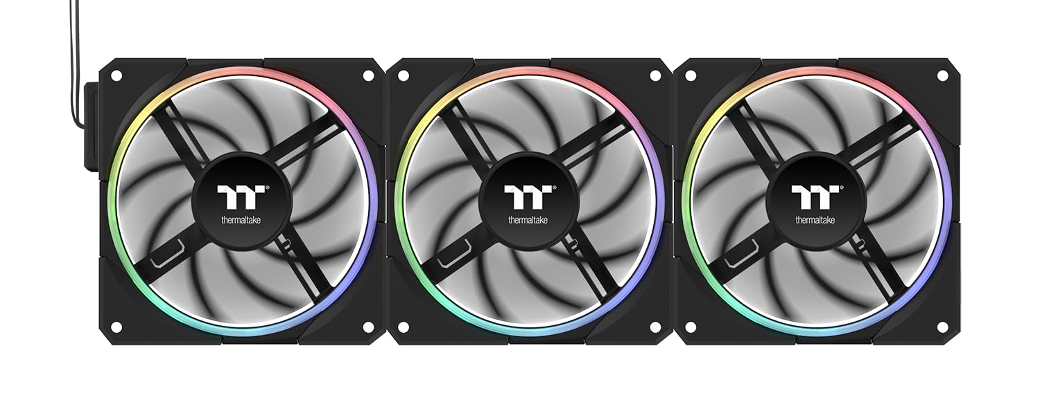 Thermaltake TS120 EX RGB 3-Pack Black