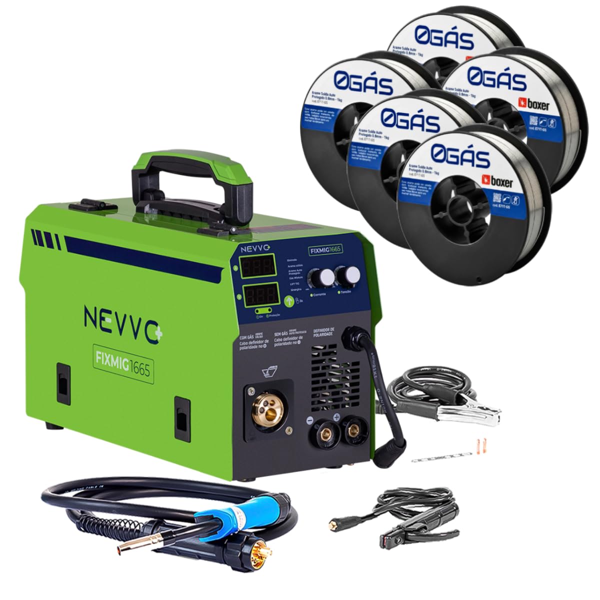 Máquina Inversora De Solda Fixmig1665 Bivolt 160a Mig Com E Sem