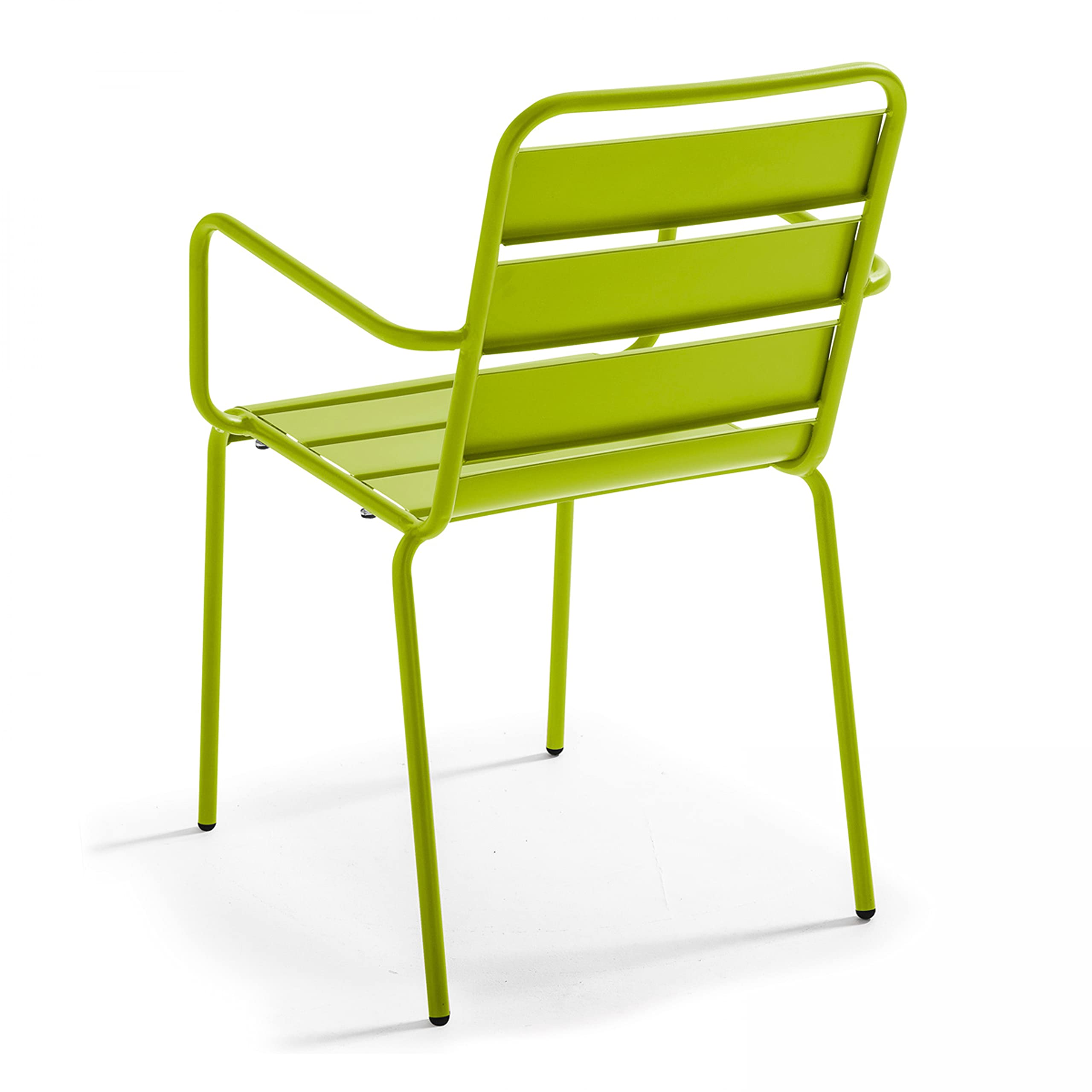 Oviala Fauteuil de Jardin en métal Bleu Pacific - Palavas