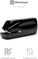 Vista 5 de OfficeGoods Liberty Pro - Engrapadora eléctrica, grapas resistentes de hasta 25 papeles, grapas estándar fáciles de cargar, funciona