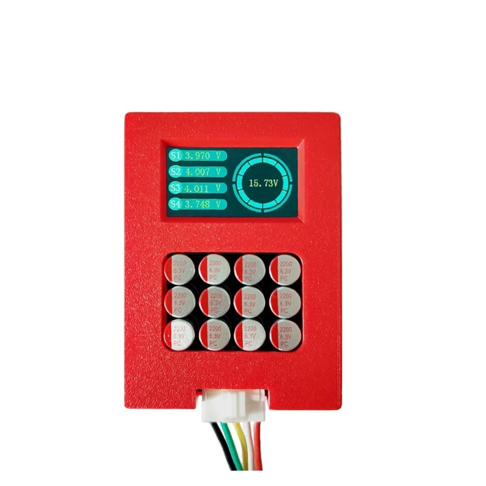 Batteria Equalizer Bilanciatore Attivo 5A 4s 3s con Display di Tensione Batteria al Litio 12V Trasferimento di energia Equalizzatore Attivo