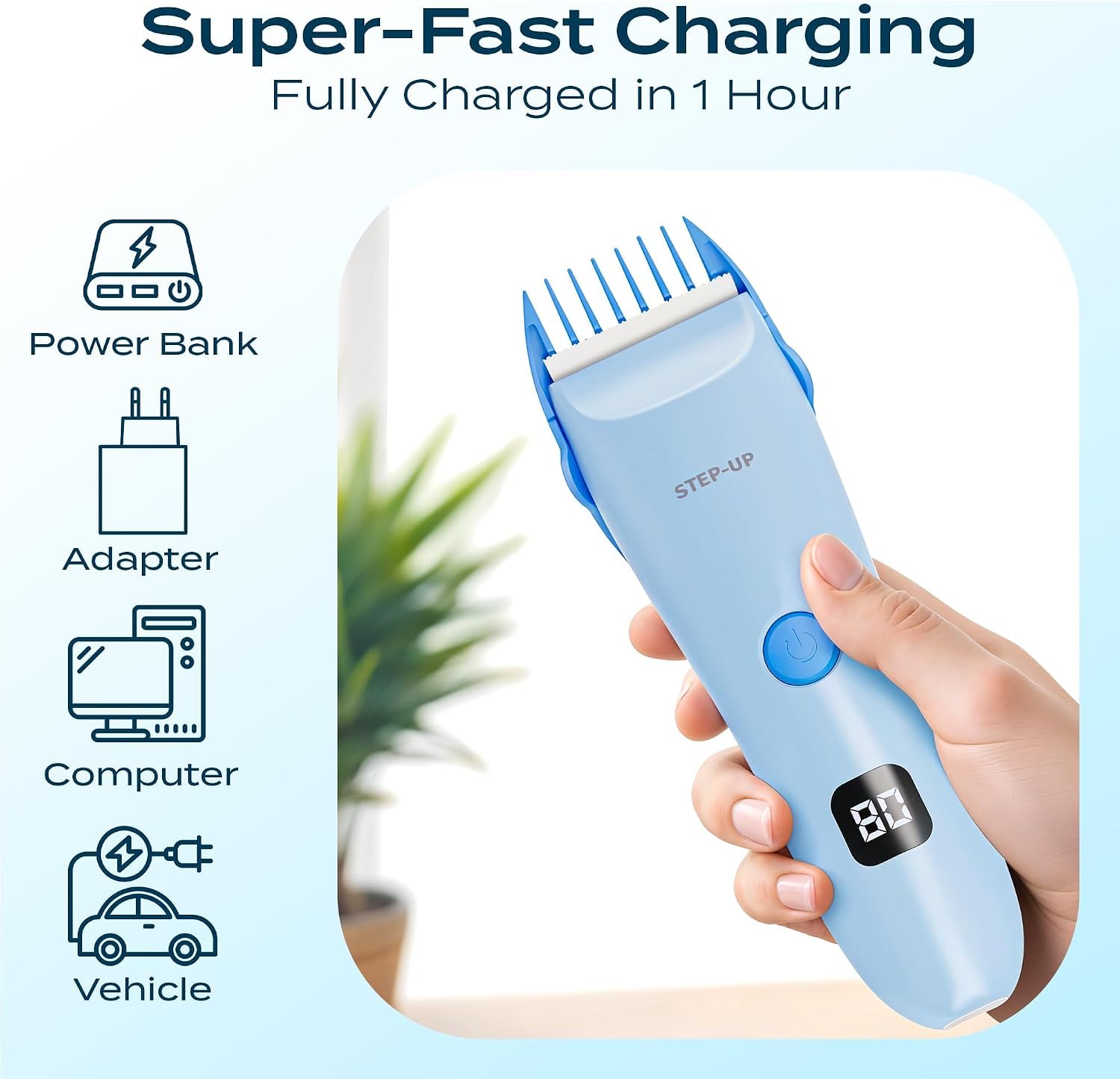 CALMING CLIPPER Step-UP Clipper, der leise Schermaschine
