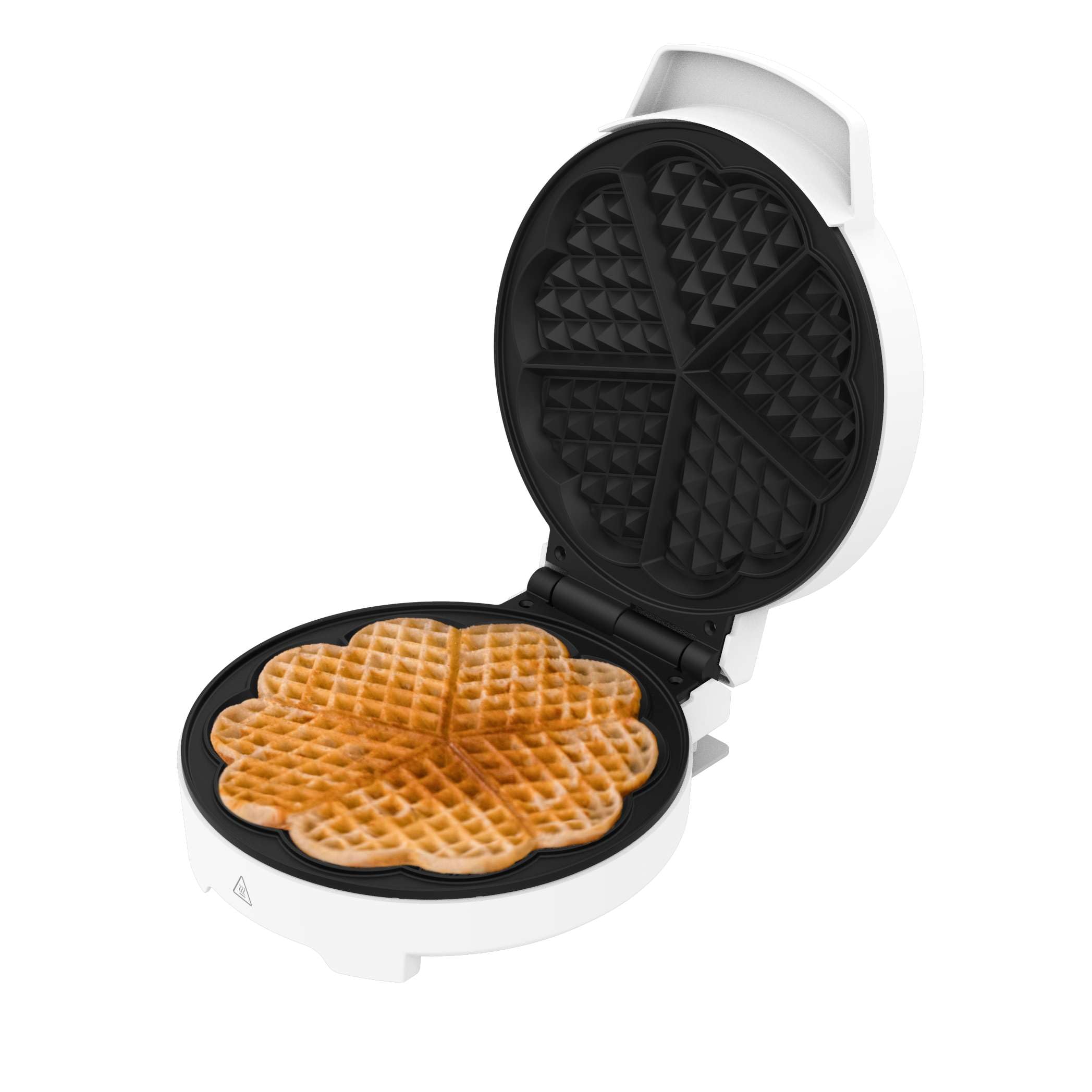 Cecotec Gofrera Fun Gofrestone. 1000 W, Calentamiento rápido, Antiadherente, Fácil limpieza, Libre de PFOA, Placa de 19 CM, Indicador luminoso, Sobrecalentamiento, Asa de tacto frío