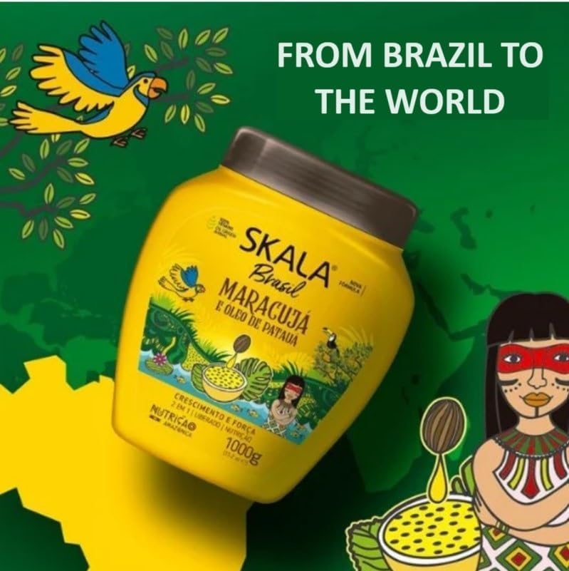 Brazilian Hair Care Kit for Curly Hair - 2 Curl Creams 1000g Each | Viral TikTok Favorites