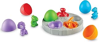 Learning Resources Babysaurs Sorting Set - 16 Pieces, Ages 18+ months Dinosaurs for Toddlers, Dinosaurs Action Figure Toys, Kids' Play Dinosaur and Prehistoric Creature Figures