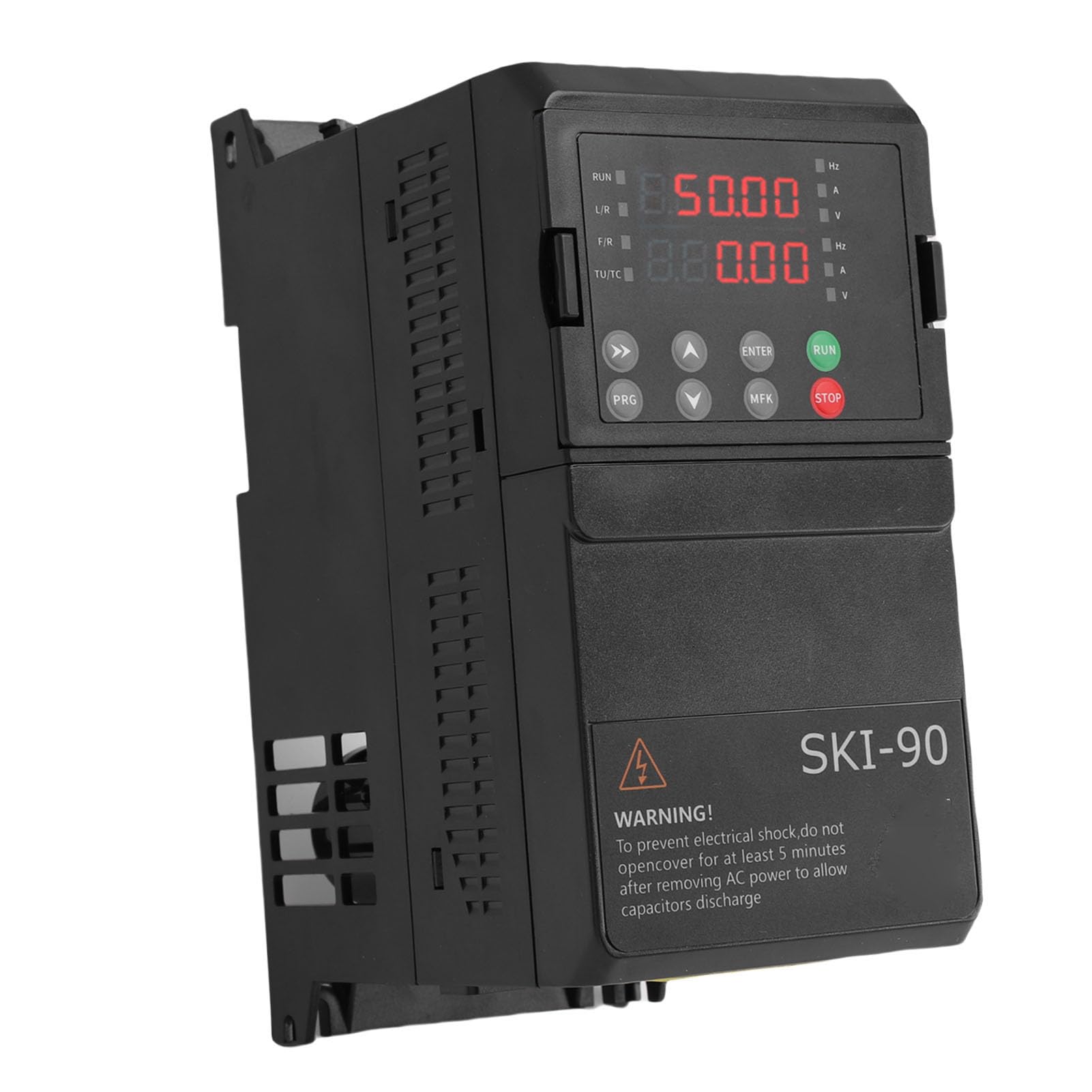 Cocoarm Convertidor Solar Fotovoltaico Trifásico a Trifásico, Variador de Frecuencia ABS Ignífugo, Entrada CC 250 a 900 V y 3 Fases CA 380 V, Salida 0 a 650 Hz para Control de Motor de Bomba de Agua