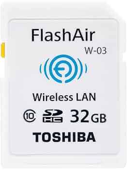 Flash Air フラッシュエア 32GB☆スマホに写真・動画転送♪☆ 外出先でも超かんたん便利! FlashAirでデジカメ写真/動画を