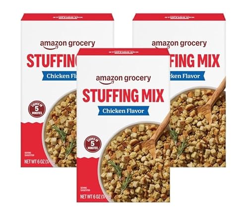 Amazon Fresh, Stuffing Mix Chicken Flavor, 6 Oz (Pack of