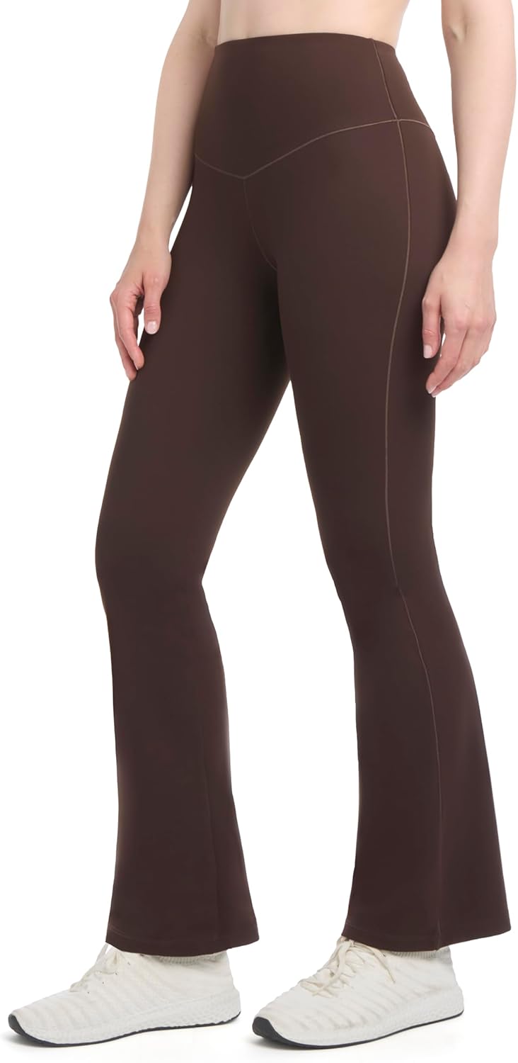 Danskin Womens Satin Stitch Flare Leg Yoga Pants - Image 3