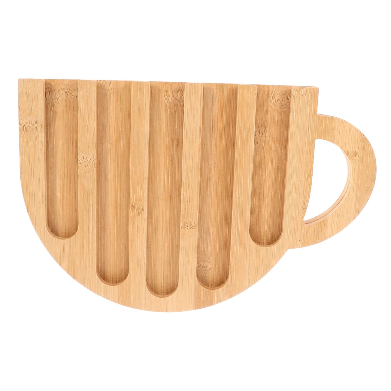 Porte-capsules de café en bois pour organisation des dosettes de comptoir