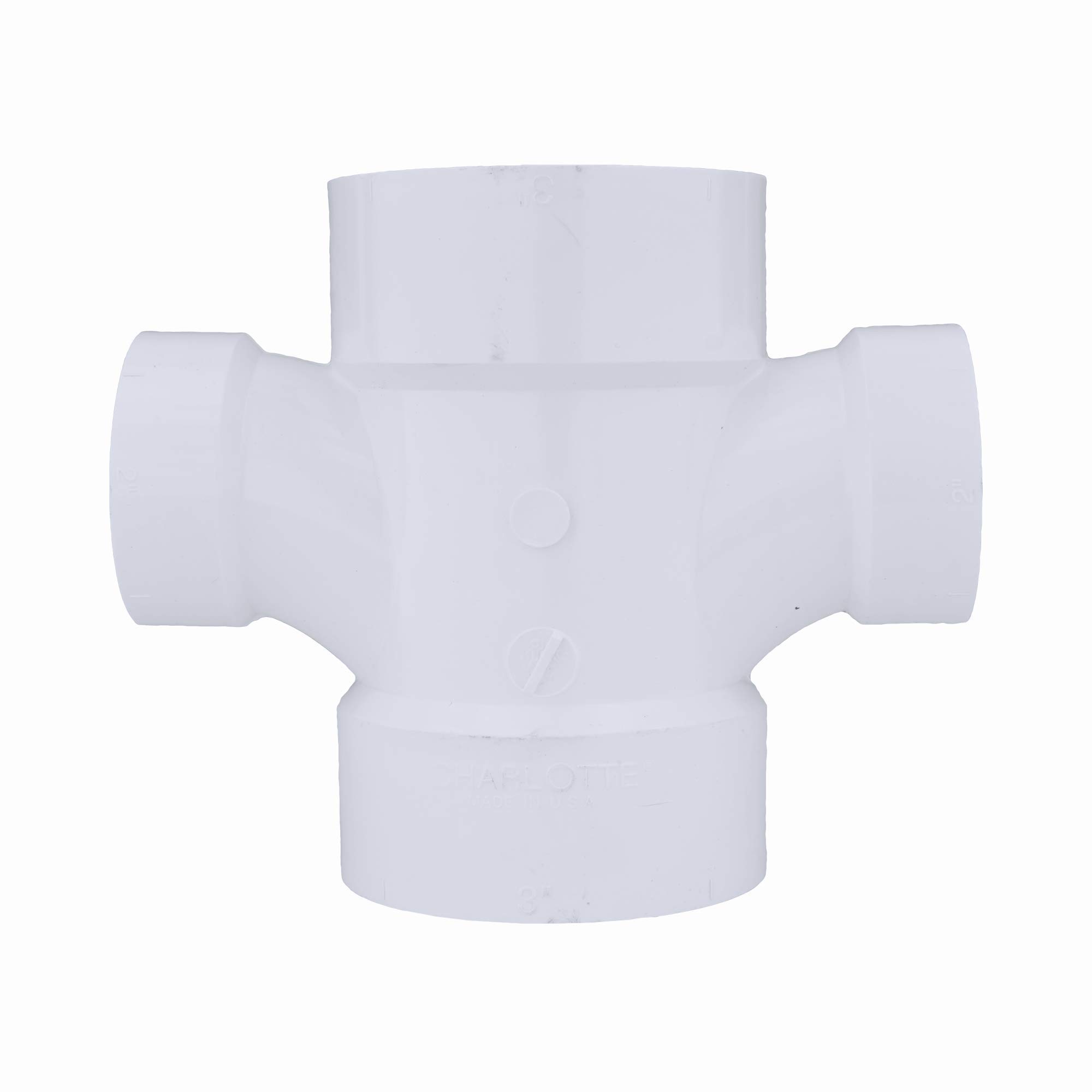 Tee Marrón San PVC 3 x 3 x 2 x 2 'Por Charlotte mfrpartno pvc004291200ha