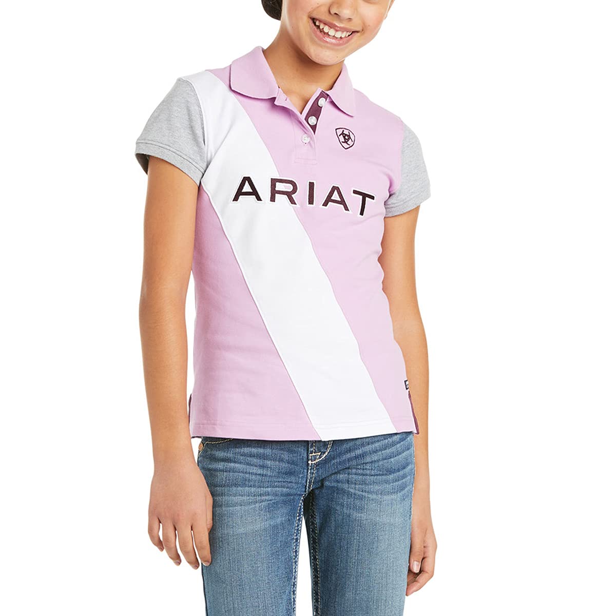 ARIAT Polo Taryn Kids in Size: 176. - Rosa - 176