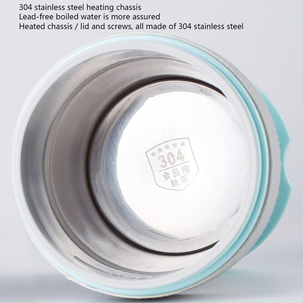 PAHION 450ML Bollitore Elettrico da Viaggio Pieghevole Portatile Pieghevole Bollitore in Silicone Alimentare Senza BPA Acqua Bollente Veloce Bollitore da Viaggio in Campeggio All'aperto