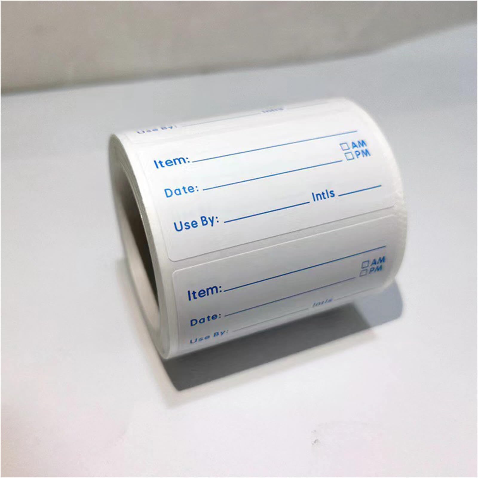 2 Rolls Removable Food Freezer Labels, 75x30mm 1000 Writable Stickers For Meal Prep Pantry Storage Easy Peel Date Name Stickers For Jars Canning Containers No Residue