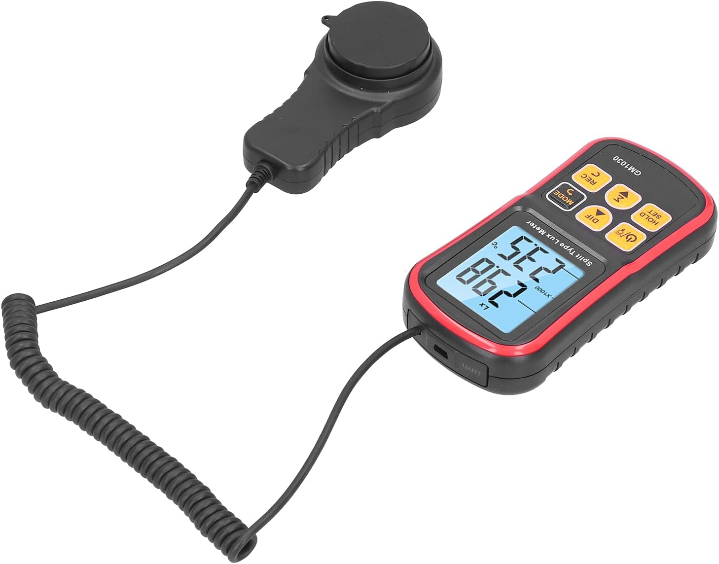 Industrial Grade Luminance Meter with Auto Range Feature, Lightweight Luxmeter for Field Surveys - BENETECH Digital Luminance Meter for Environmental Scientists