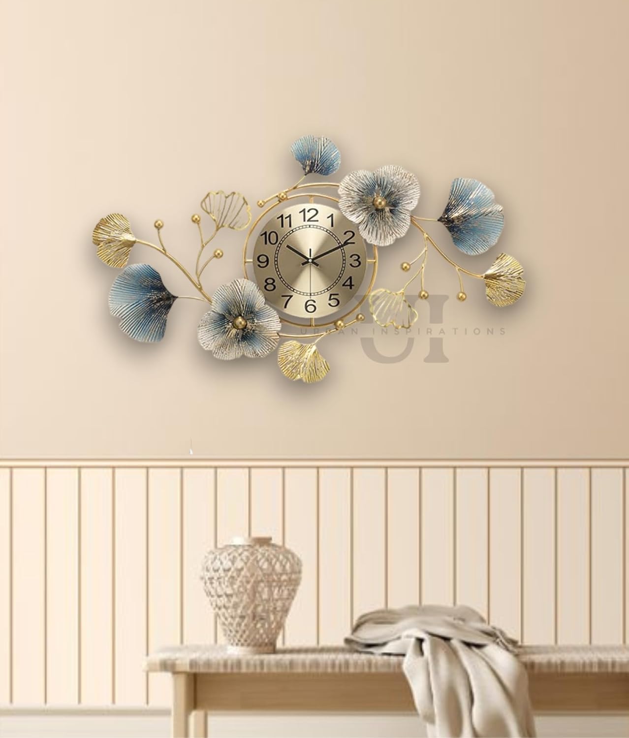 Big Antique Metal Wall Clock - Home Decor -5 Big Antique Metal Wall Clock - Home Decor -5