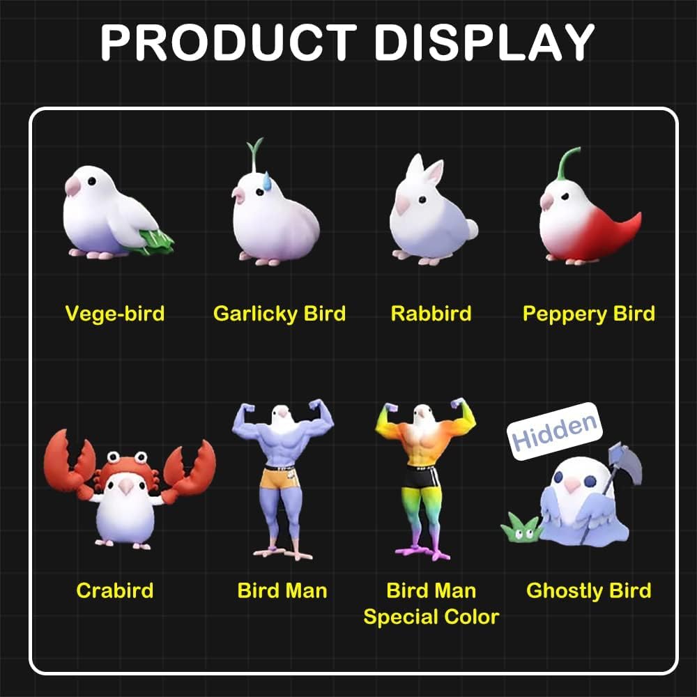 Amazon.co.jp: maidimiao What's The Bird Love Birdシリーズ 6ピース