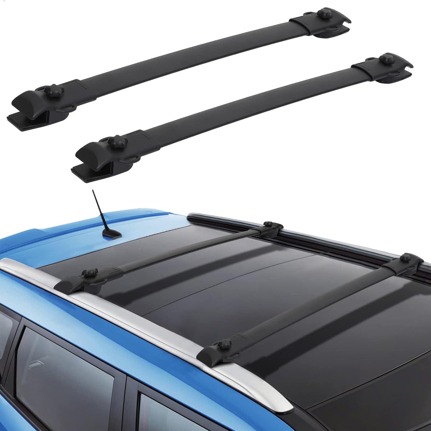 GARVEE Roof Rack Cross Bars, Roof Bars Compatible with 2011-2020 Toyota Sienna, Crossbars for Rooftop Cargo Carrier, Luggage, Kayak, Bike, Snowboard GARVEE Roof Rack Cross Bars, Roof Bars Compatible with 2011-2020 Toyota Sienna, Crossbars for Rooftop Cargo Carrier, Luggage, Kayak, Bike, Snowboard