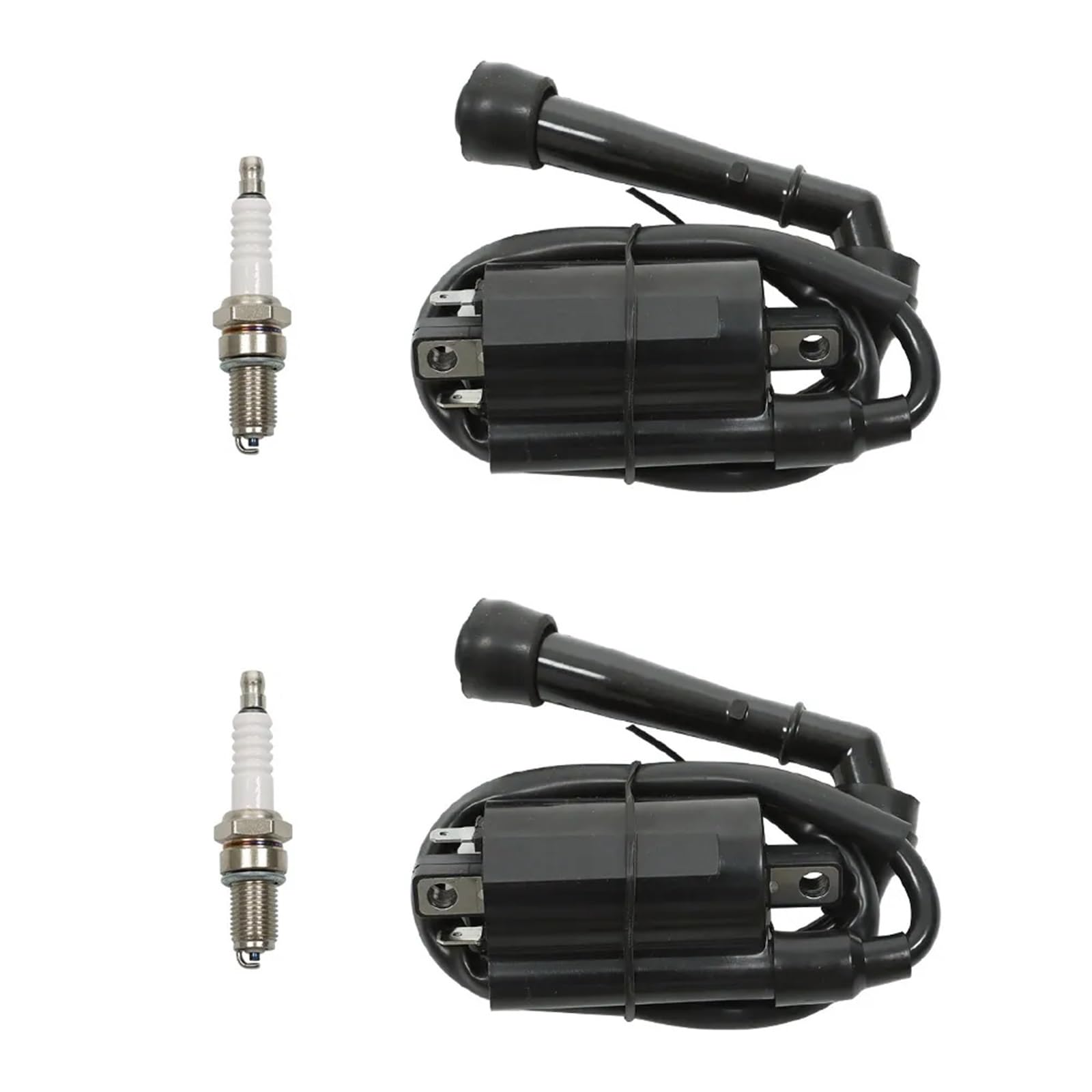 Bobina de Encendido para Motocicleta 2 x Bobina de Encendido Bujía para Suzuki Intruder VS700 VS750 VS800 1986-2004 Bobina de Encendido para Motocicleta