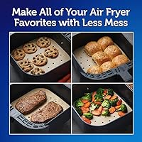 Vista 9 de Reynolds Kitchens - Revestimientos para freidora de aire, 50 unidades (paquete de 4)