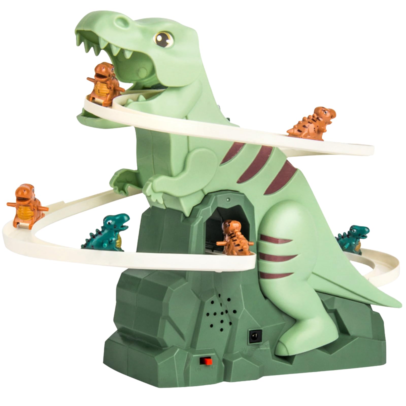 Dinosaur Climbing Slide Music Toy, Electric Dinosaur Climbing Stairs Toys, Dinosaurs Stair Climber Toy, Electric Race Track Game Fun Track Slide