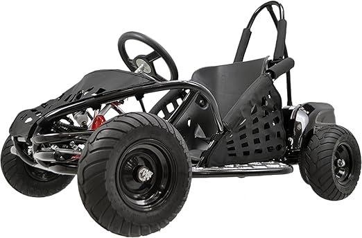 2019 Baja 1000W 48V Deluxe Electric Go-Kart - Black - Upgraded
