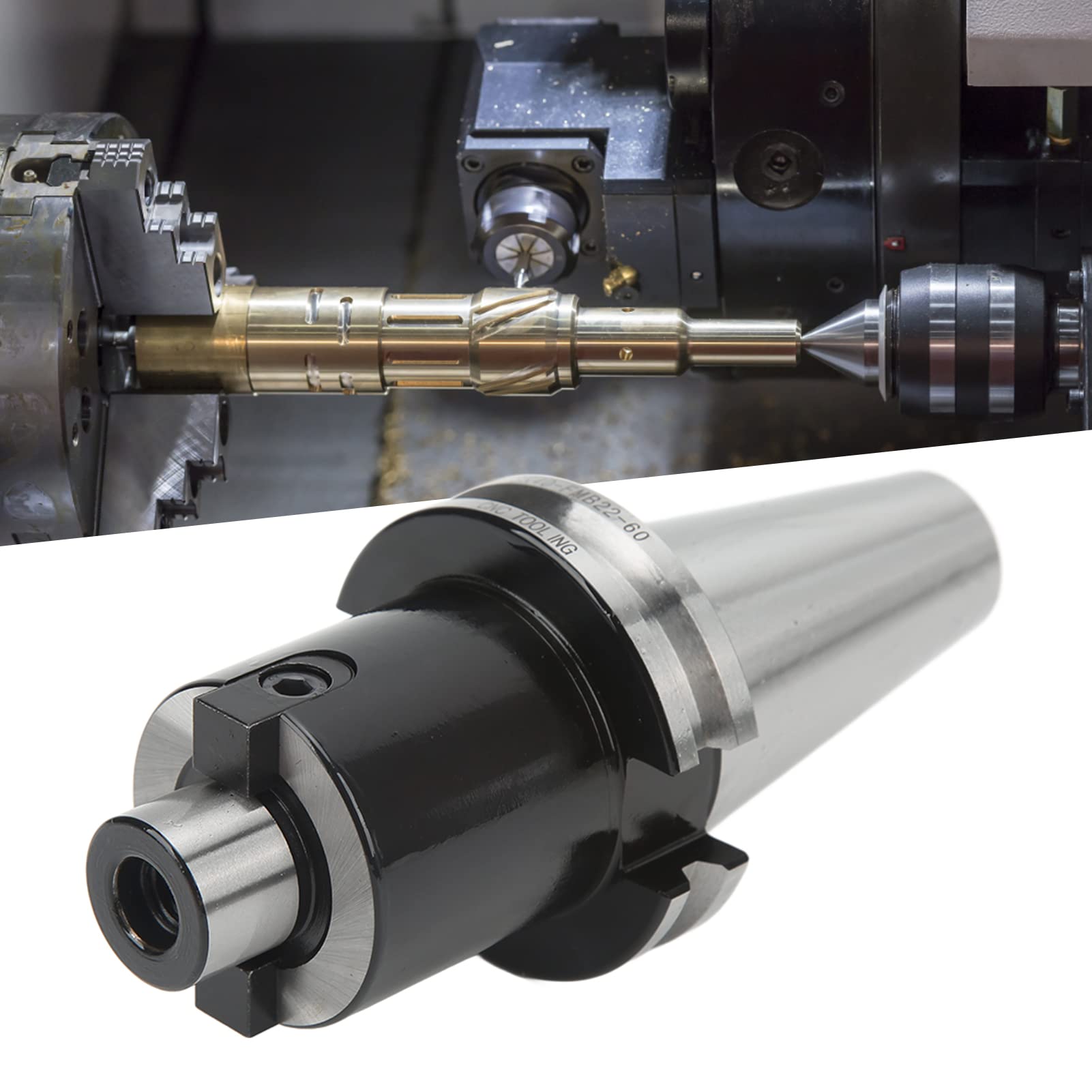Hyuduo Werkzeughalter CNC Zubehör, Präzisions Frässchaft aus Stahl für CNC-Drehmaschine und Gravierer, Planfräserhalter mit hoher Genauigkeit für Fräsmaschinen