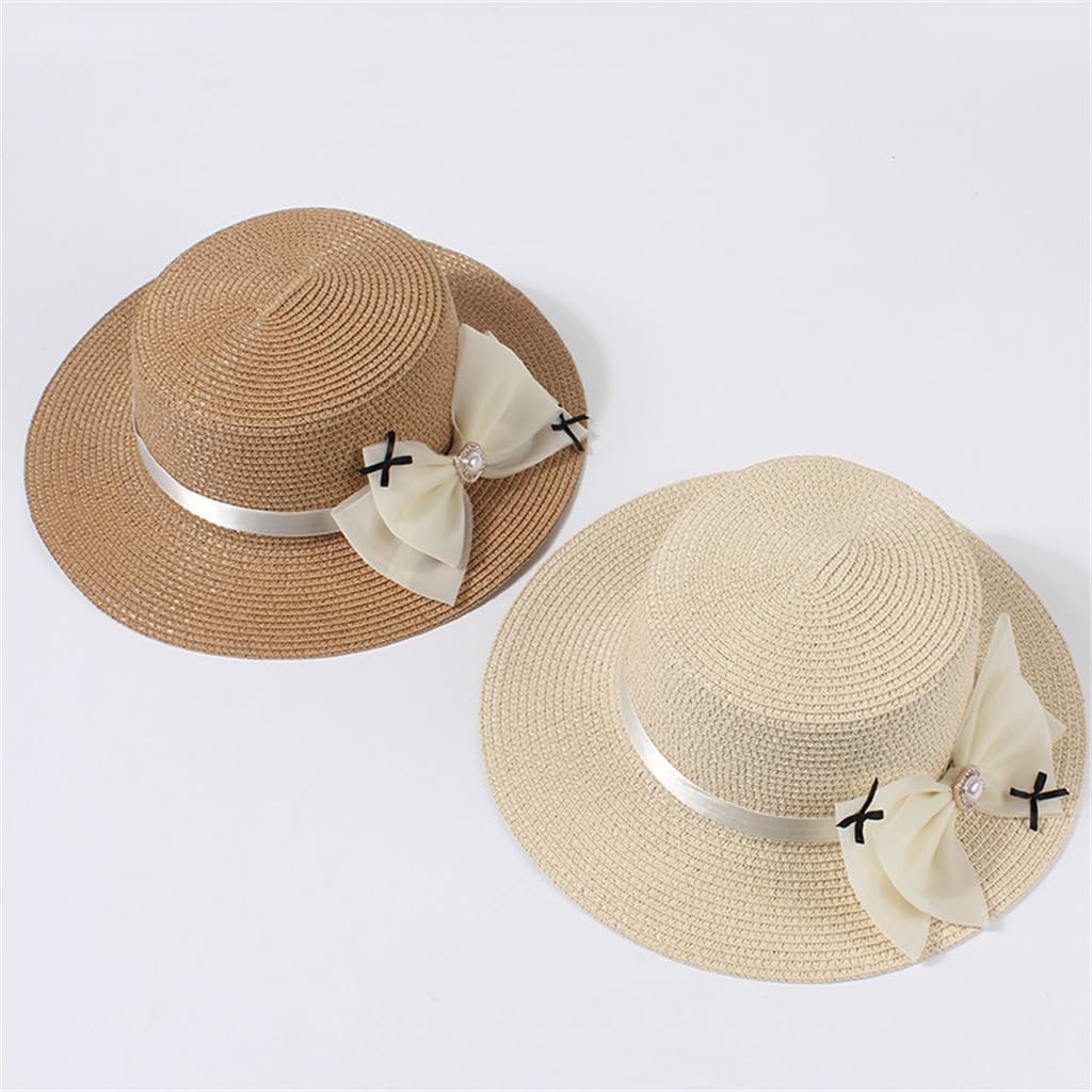 Tidal Sunshade Sunblock Beach Hat Temperament Large Brim Foldable Bow Fisherman