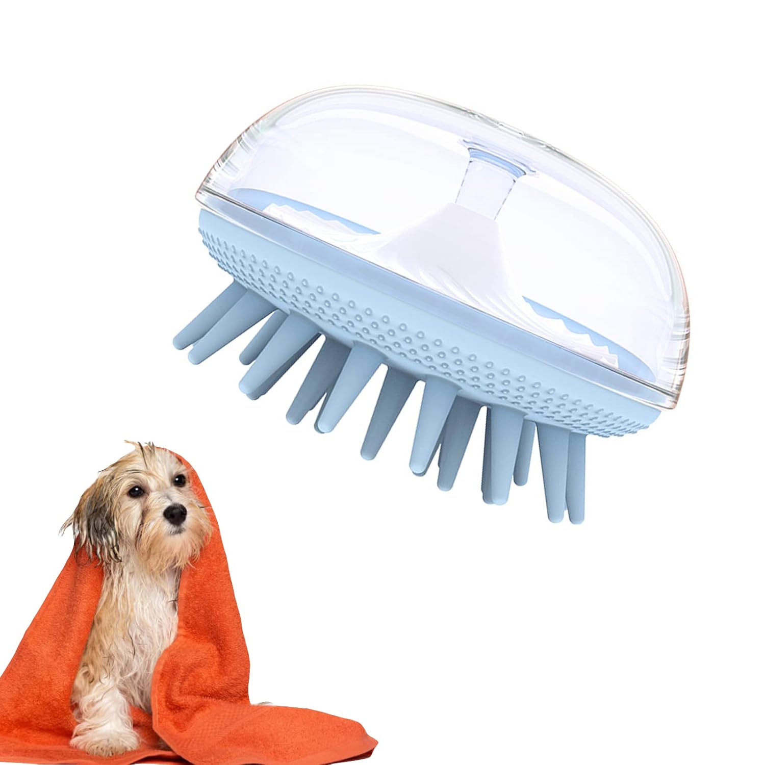 Pets Grooming Bath Brush,Jellyfish Massaging Tool Suitable