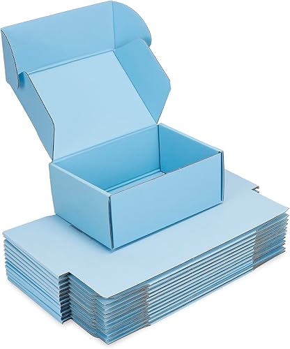 Miniatura 1 de BJADE'S Cajas de envío de 8 x 6 x 3 pulgadas, paquete de 25 cajas de cartón corrugado medianas para correo, regalos de embalaje, mudanza y