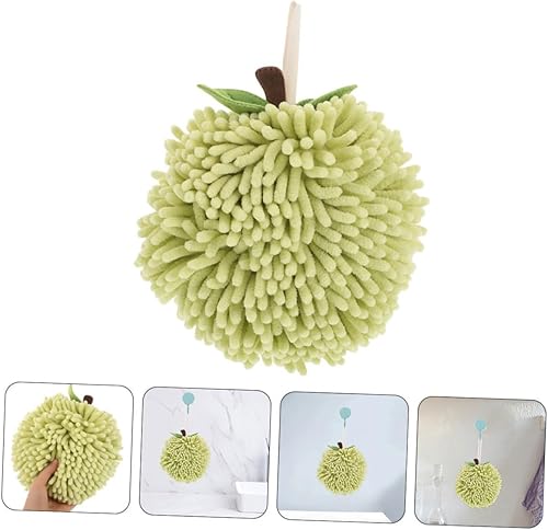 Miniatura 8 de 2pcs Chenille Hand Towels Fuzzy Super Absorbent and Quick Drying for Bathroom and Kitchen Cute Hanging Design for Easy Storage and Versatile Use