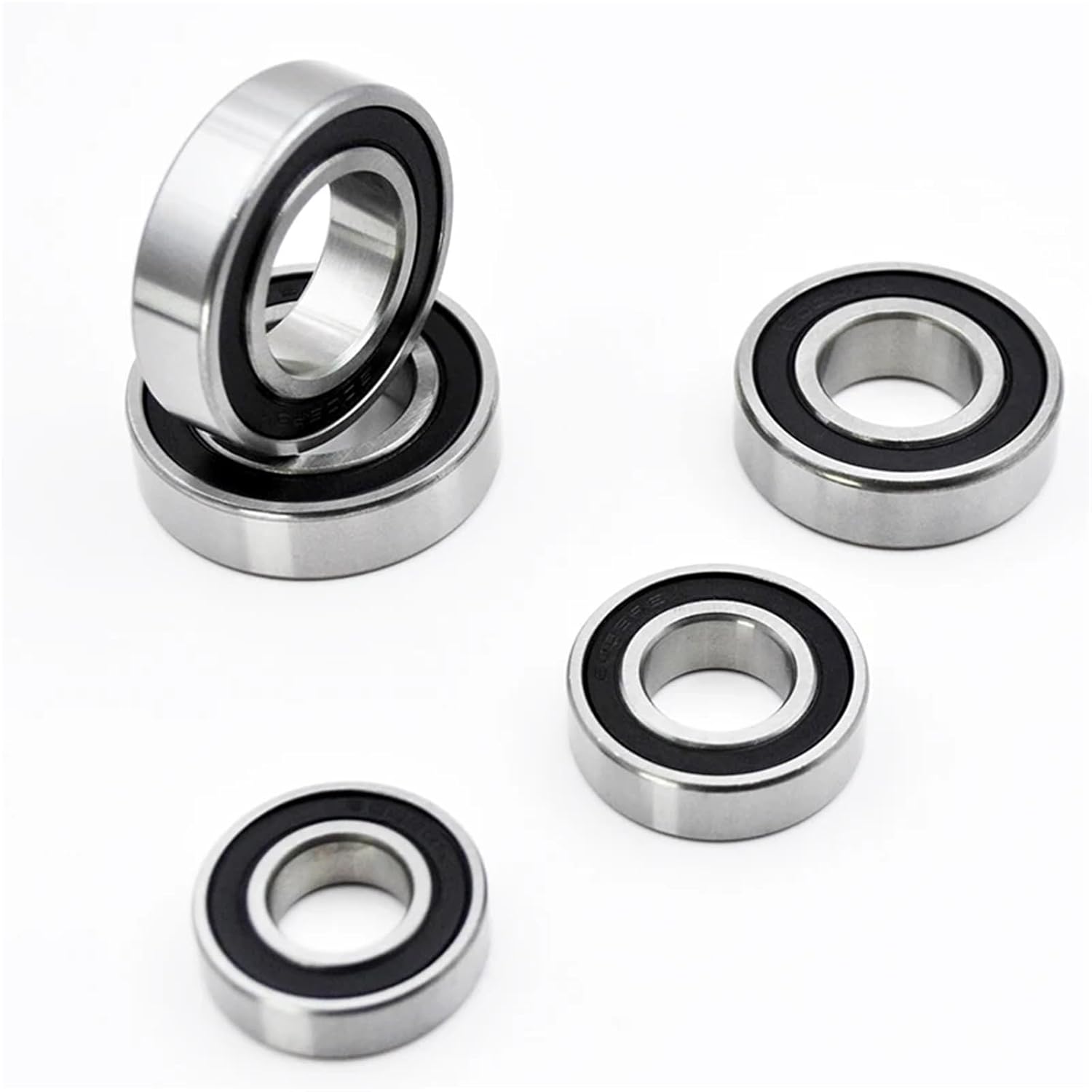 10Pcs 6000 6001 6002 6003 6004 6005 2RS RS DDU Bearings Deep Groove Ball Bearings(6003-2RS 17x35x10mm)
