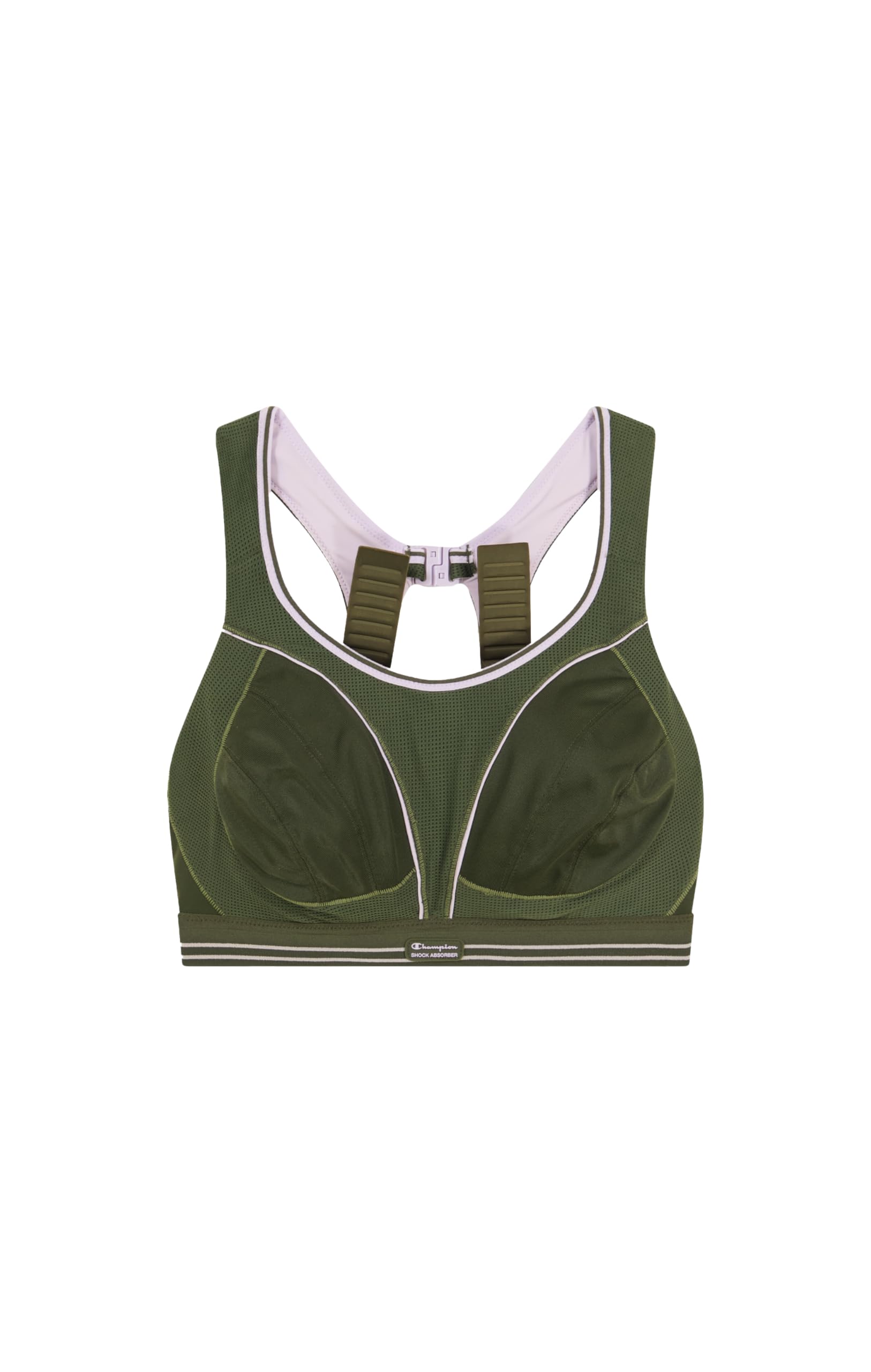 Champion Women's Shock Absorber S5044-Ultimate Run Training Bra, Green (GS508), 30E