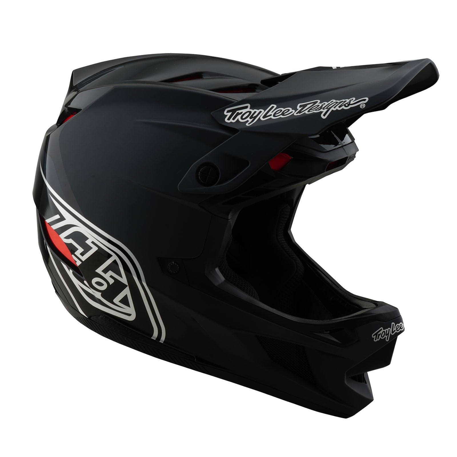 Troy Lee Designs D4 Polyacrylite MIPS Helm, Shadow, Black, S | 55-56cm, 174499002