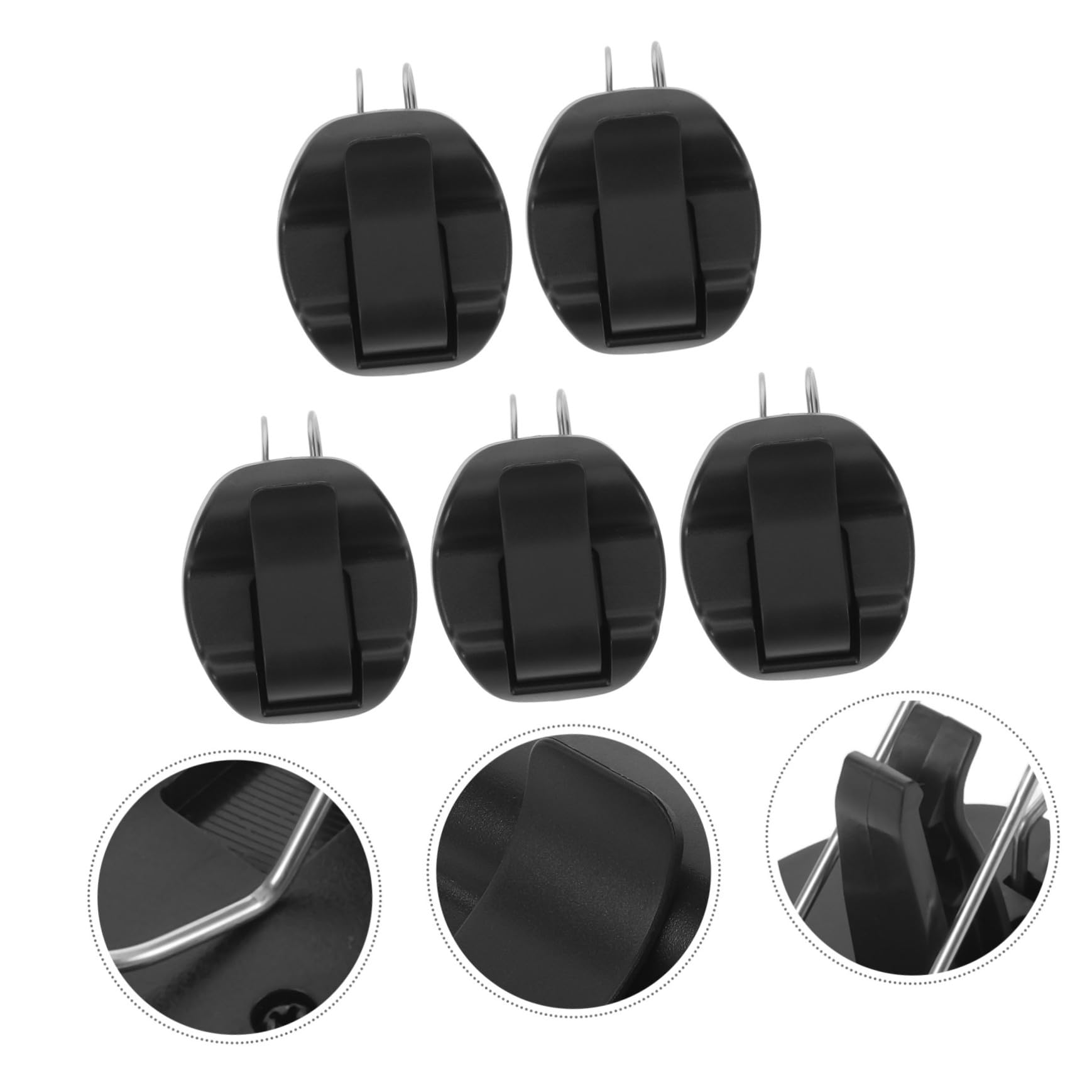 5pezzi Clip per Occhiali da Sole per Auto Custodia per Occhiali da Auto Supporto per Visiera da Sole Visiera per Clip per Supporto per Accessori