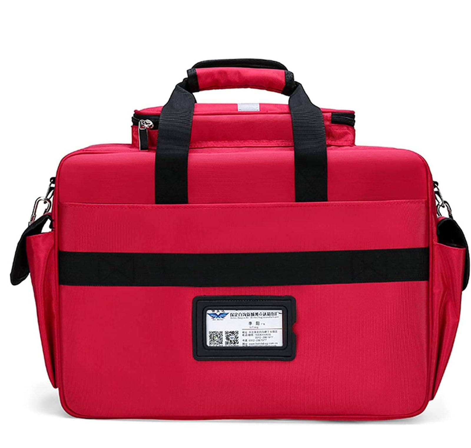 Bolsa de botiquín de primeros auxilios profesional, gran capacidad, kit de rescate de emergencia impermeable, ideal para EMT, EMS, paramédicos, bolsa médica de almacenamiento portátil con divisores