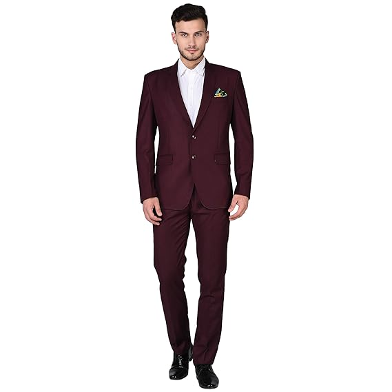 coat pant in wine colour