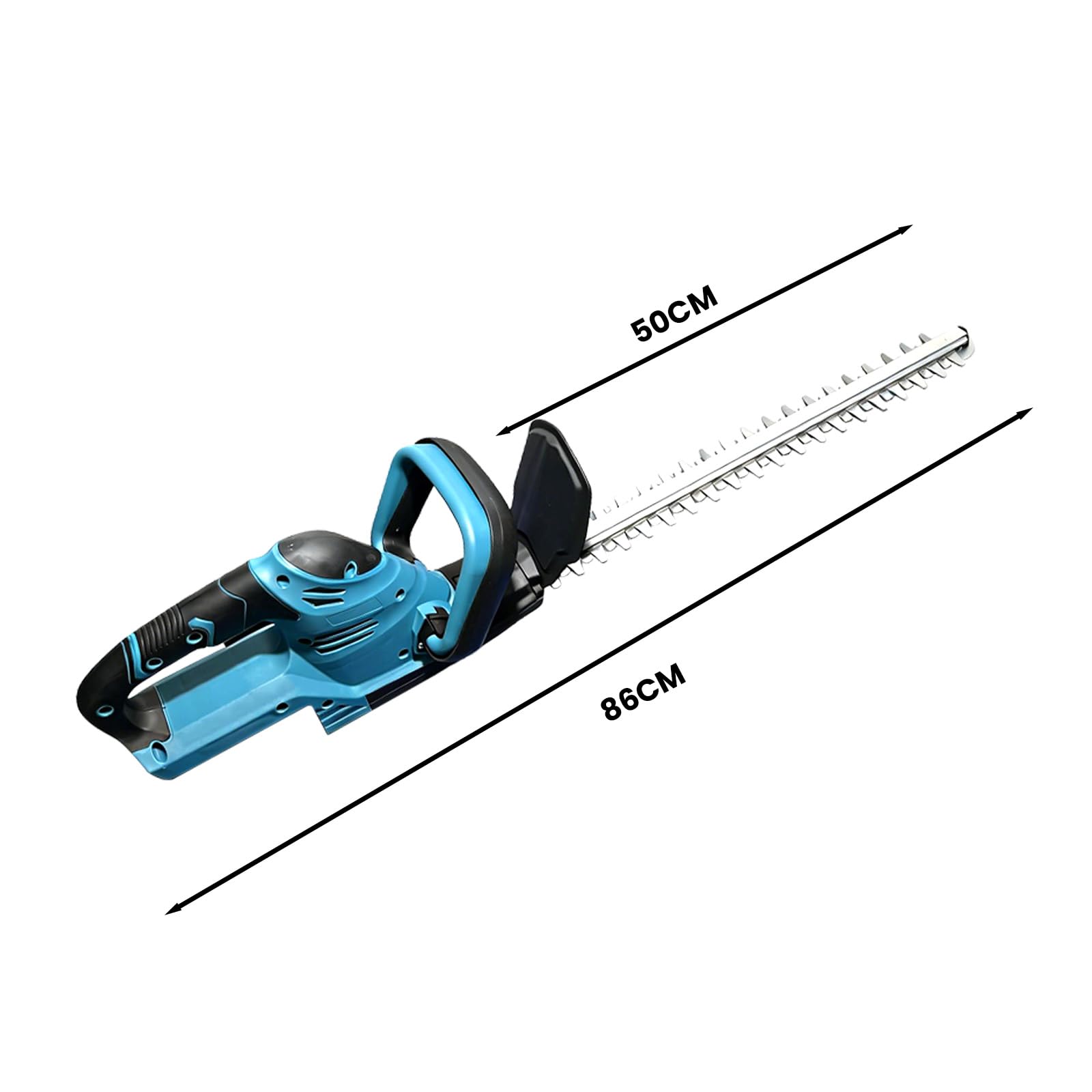 Akumulatorowe nożyce do żywopłotu do akumulatorów Makita 18 V, akumulatorowe nożyce do krzewów, długość cięcia 50 cm, przenośne nożyce ogrodowe elektryczne do żywopłotu na podwórko, do ogrodu