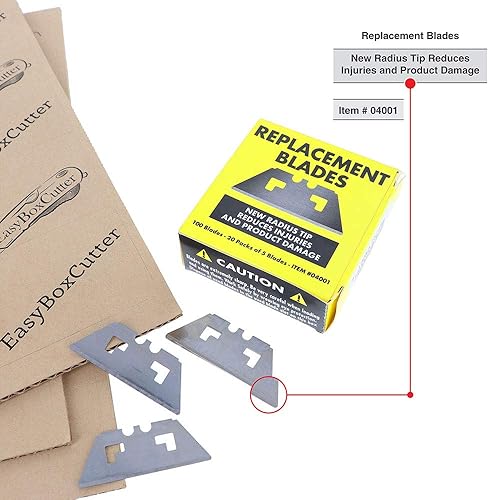 Miniatura 2 de Cuchillas de repuesto para cortador de cajas de 2 pulgadas (100 unidades)