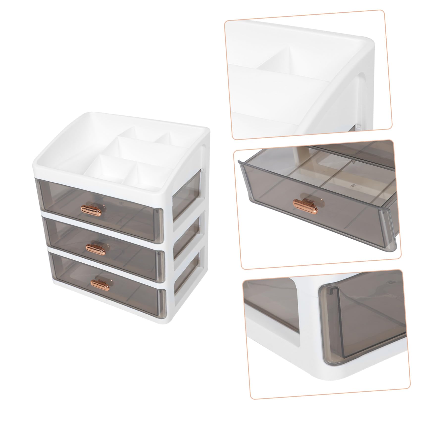 Aufbewahrungsbox für Kosmetik Schminkorganizer mit Aufbewahrungsschubladen Make-up-organizer aus Robustem für Schlafzimmer und Arbeitszimmer Kosmetikaufbewahrungsbox
