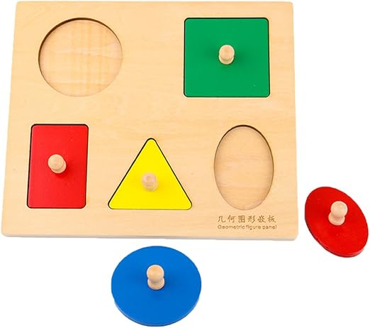 Amazon F Fityle はめこみ おもちゃ 木製パズル 型合わせ 型はめ 形合わせ ジグソーパズル ボードゲーム 親子ゲーム 木製パズル おもちゃ