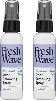 Lavender Scent Odor Eliminator Spray & Air Freshener, 2 fl. oz. Travel Size (Pack of 2)
