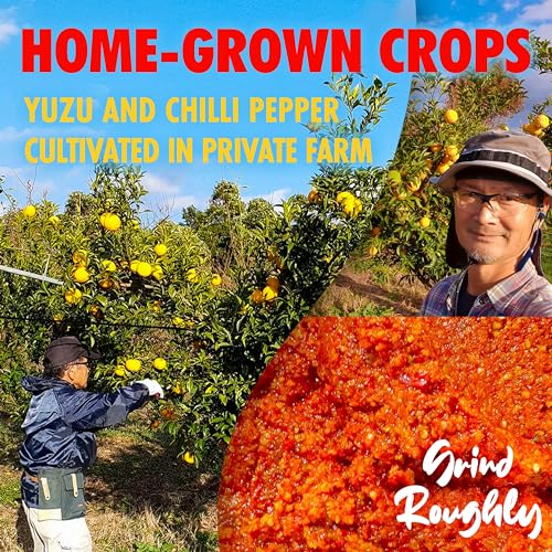 Image of YAMASAN KYOTO UJI Yuzu Kosho Red Pepper Spicy Umami Paste 3.5oz | YAMASAN KYOTO UJI Yuzu Kosho Red Pepper Spicy Umami Paste - Extremely Hot Japanese Chili Condiment, Gluten Free, 100g