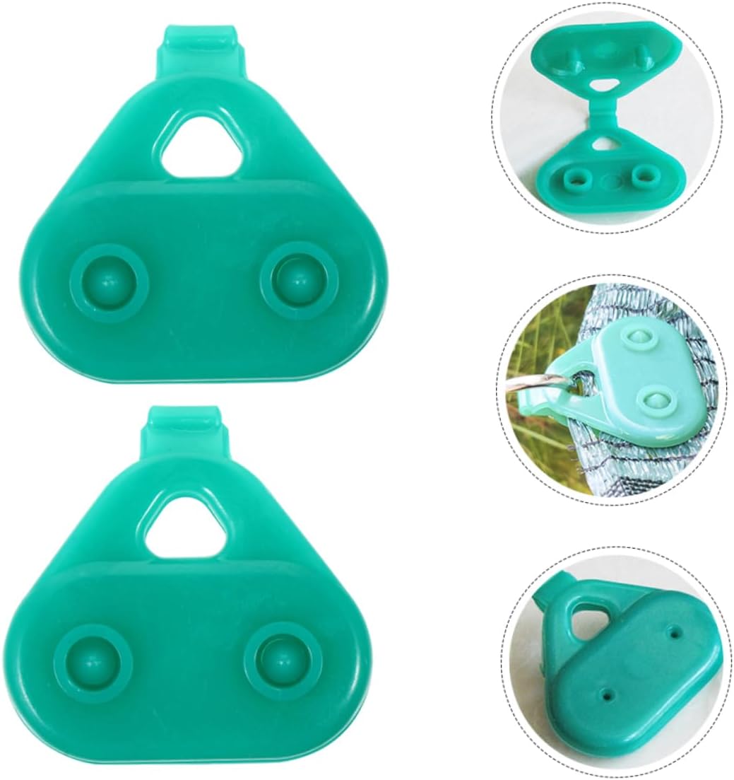 POPETPOP 5sets Garden Shade Netting Clips Durable Fixed Clips for Greenhouse Vegetable Garden Outdoor Sunshade Use Lightweight Multipurpose and Easy to Store 30pcs*5