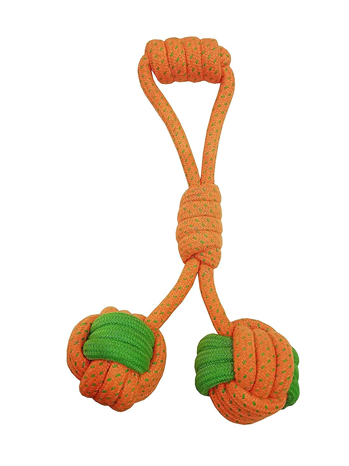 RvPaws Chew Toys for Puppies and Small Adult Dogs Two Ball Handle Rope Toys (Color May Vary) (B09J29VGPT) Amazon Price History, Amazon Price Tracker