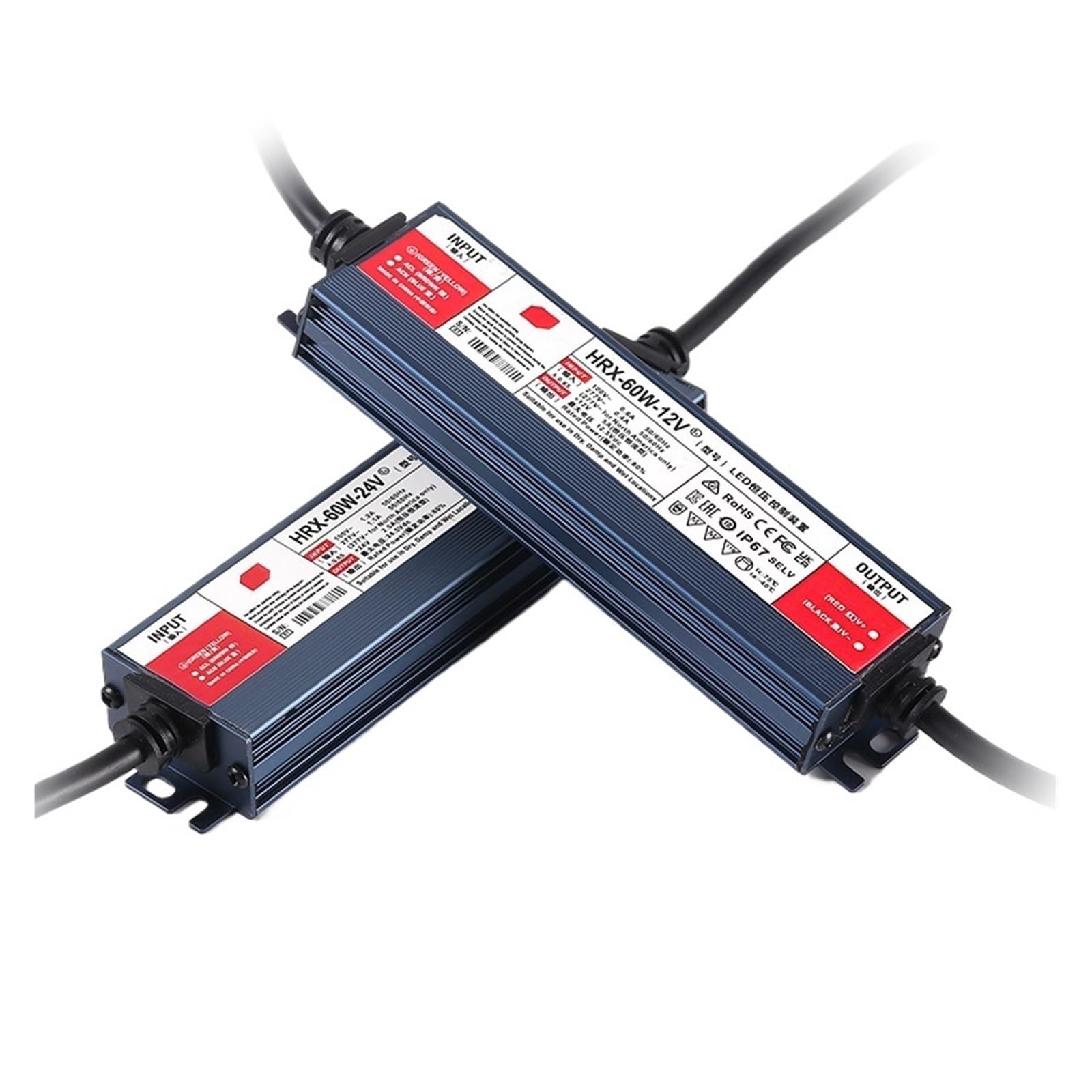 Alimentation étanche IP67 basse tension 12V 24V haute protection