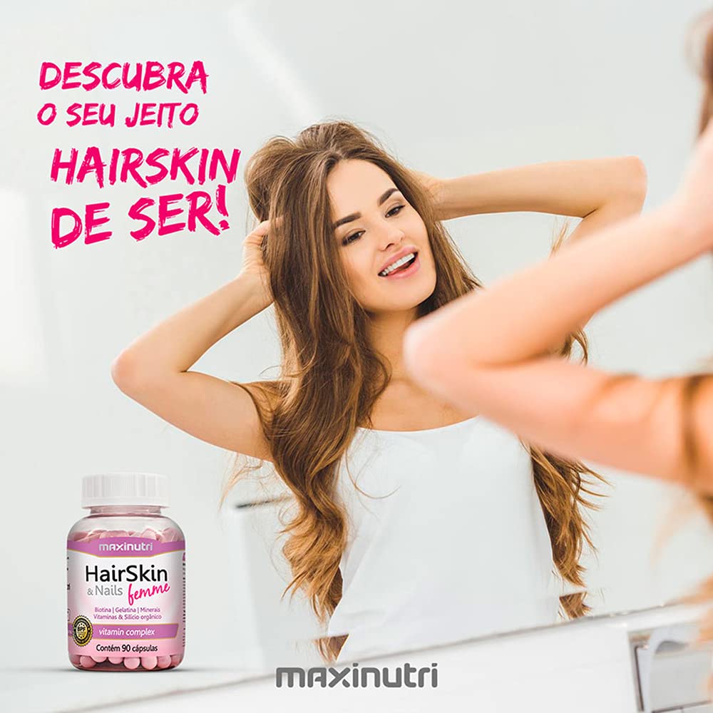 04 HairSkin Femme Biotina e Minerais 90 Cápsulas Maxinutri em promoção! Veja a oferta e mais achadinhos de Vitaminas & Suplementos 3 Hoje é o melhor dia para comprar 04 HairSkin Femme Biotina e Minerais 90 Cápsulas Maxinutri com aquele preço maroto! Promoção! Aproveite a oferta! 3