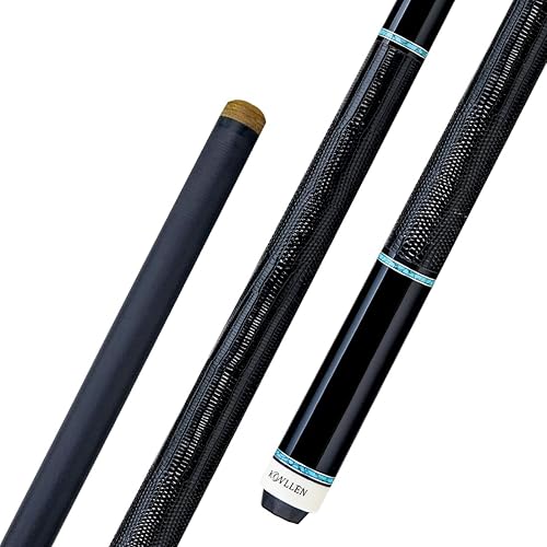 Miniatura 9 de KONLLEN Taco de piscina de fibra de carbono de 58 pulgadas, palos de piscina profesionales para adultos, tecnología de carbono completo, baja