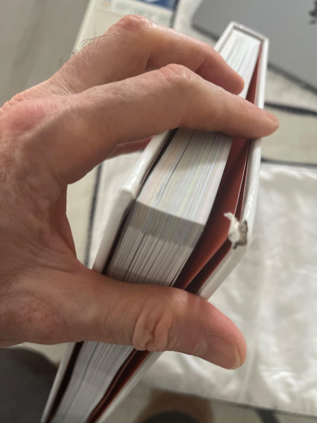 Poor Packaging Causing Corner & Binding Damage